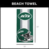 New York Jets NFL Zone Read Beach Towel 30 X 60 Inches - Northwest