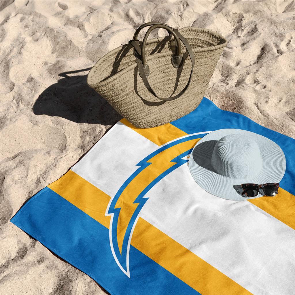 Los Angeles Chargers NFL Zone Read Beach Towel 30 X 60 Inches - Northwest