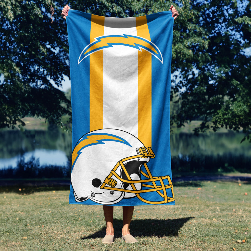 Los Angeles Chargers NFL Zone Read Beach Towel 30 X 60 Inches - Northwest