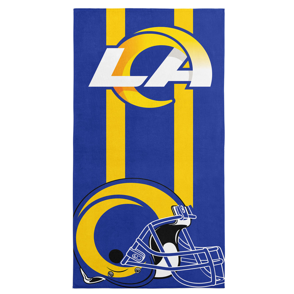 Los Angeles Rams NFL Zone Read Beach Towel 30 X 60 Inches - Northwest