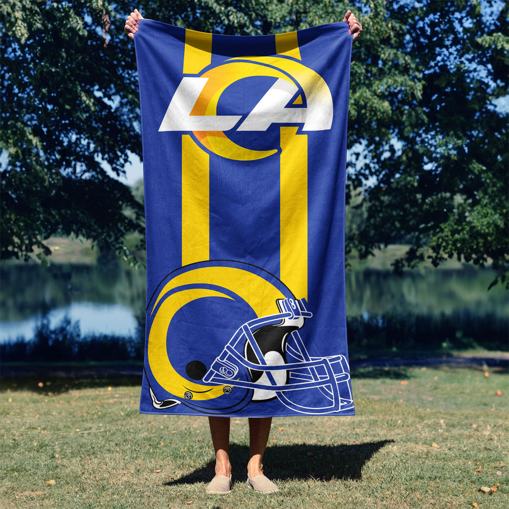 Los Angeles Rams NFL Zone Read Beach Towel 30 X 60 Inches - Northwest
