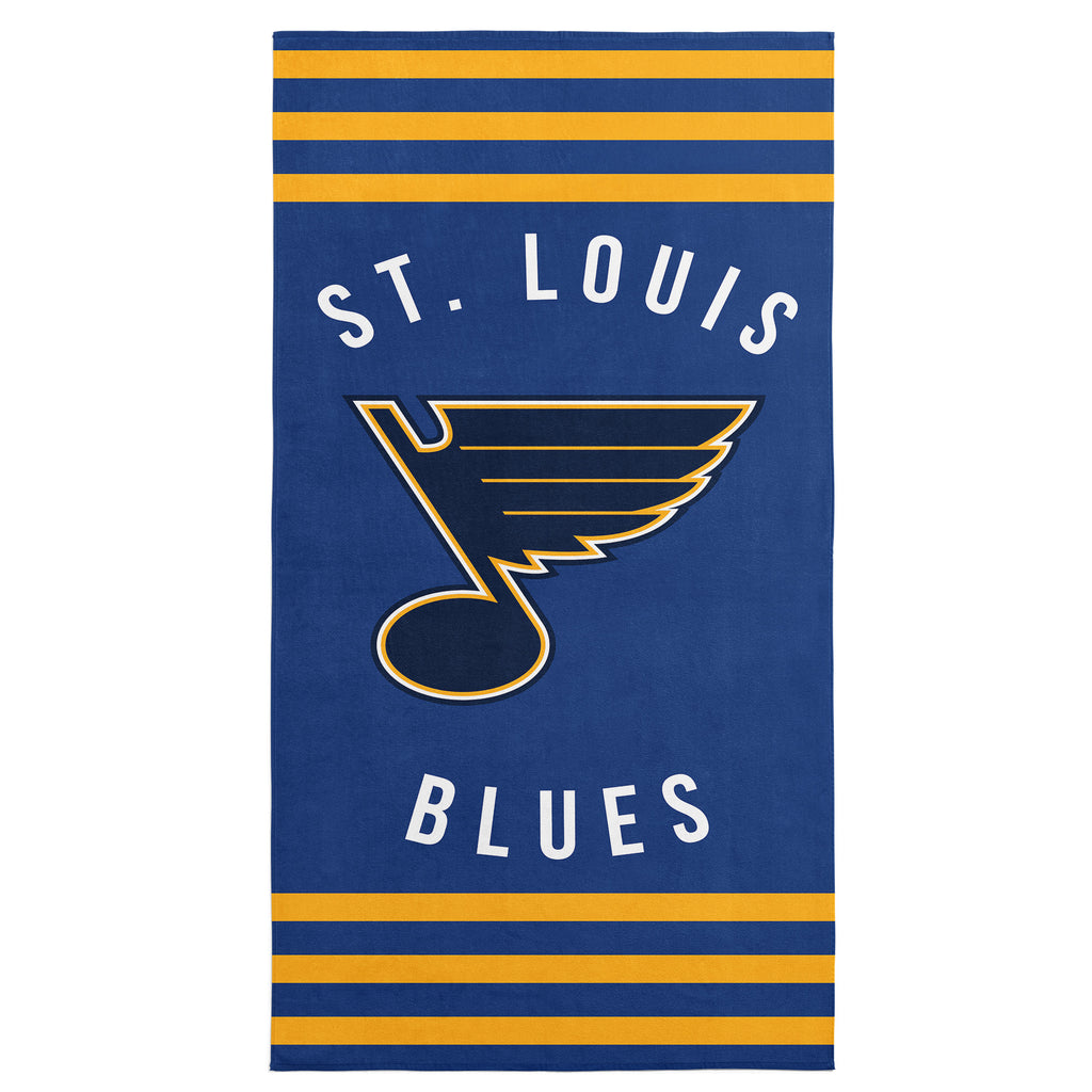 St. Louis Blues NHL Stripes Beach Towel 30 X 60 Inches - Northwest