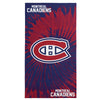 Montreal Canadiens NHL Psychedelic Beach Towel 30 X 60 Inches - Northwest