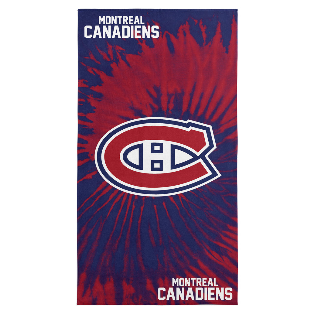 Montreal Canadiens NHL Psychedelic Beach Towel 30 X 60 Inches - Northwest