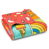 Hello Kitty Rainbow Red Twin Quilted Blanket 60 X 90 Inches - Northwest