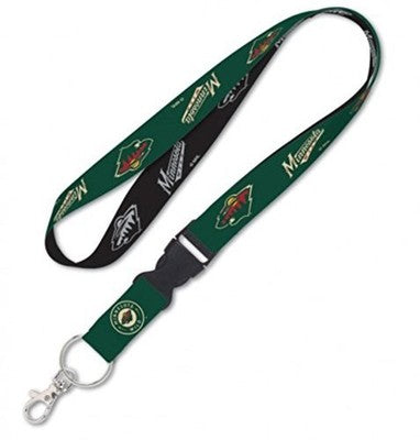 Minnesota Wild Lanyard with Detachable Buckle Two Tone - Special Order - WinCraft