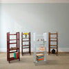 3-Shelf Folding Bookcase 14'' Wide-Walnut - Casual Home