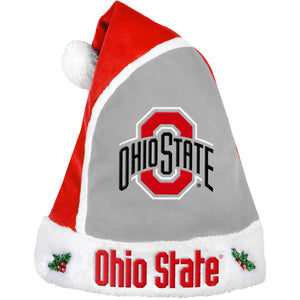 Ohio State Buckeyes Basic Santa Hat - 2015 -
