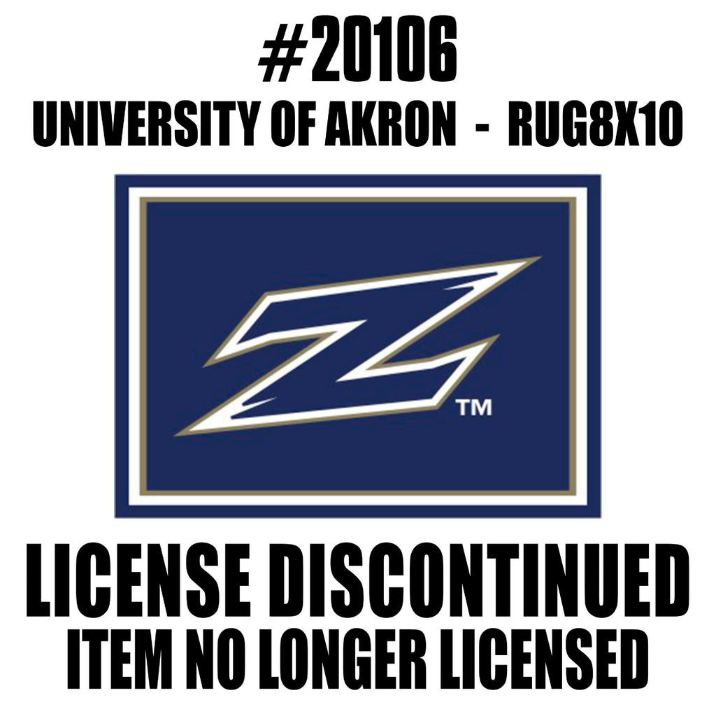 Fanmats - University of Akron 8x10 Rug 87''x117''