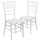 2 Pk. HERCULES PREMIUM Series White Resin Stacking Chiavari Chair - Flash Furniture