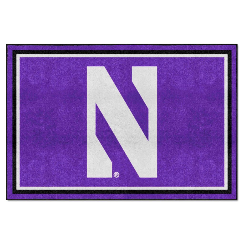 Fanmats - Northwestern University 5x8 Rug 59.5''x88''