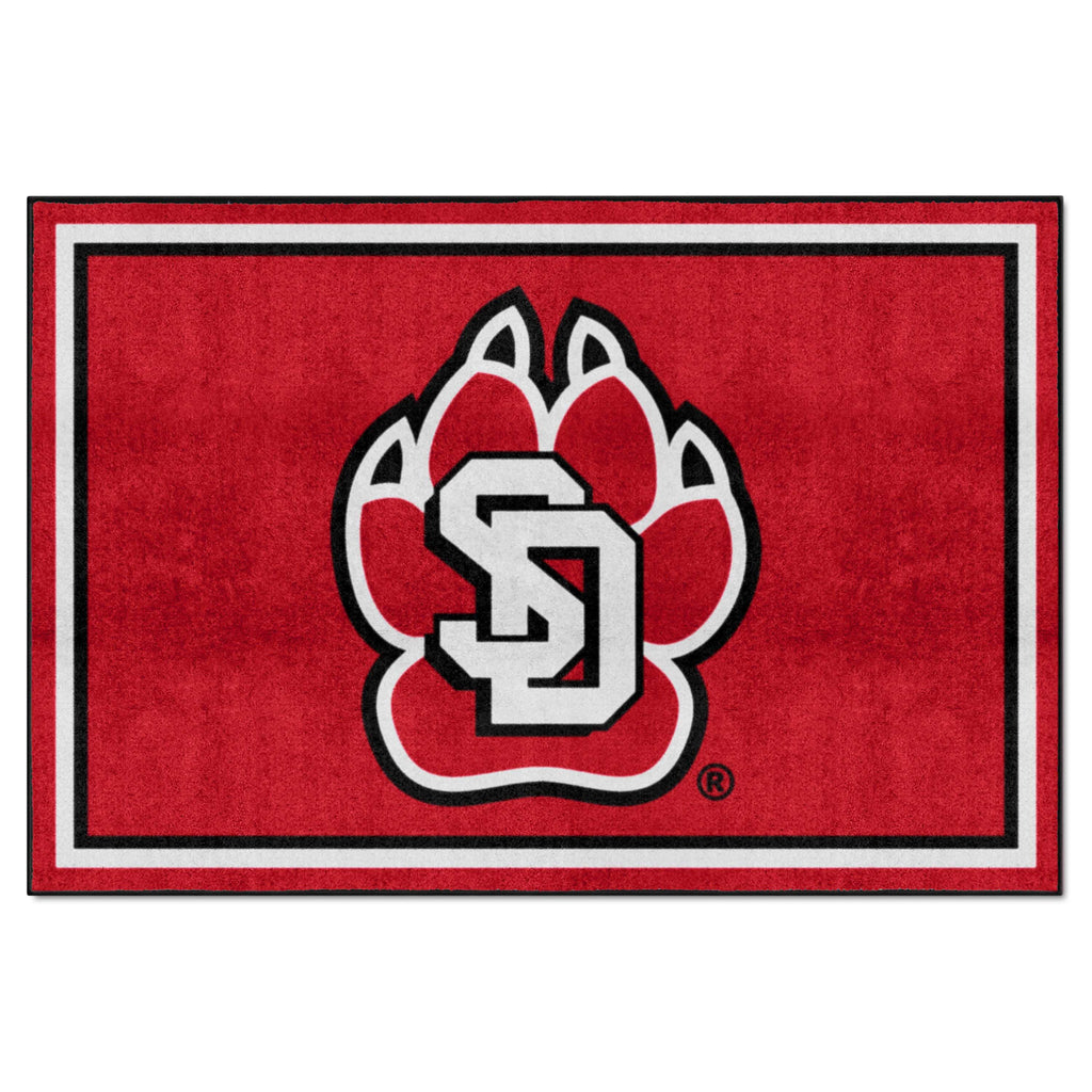 Fanmats - University of South Dakota 5x8 Rug 59.5''x88''