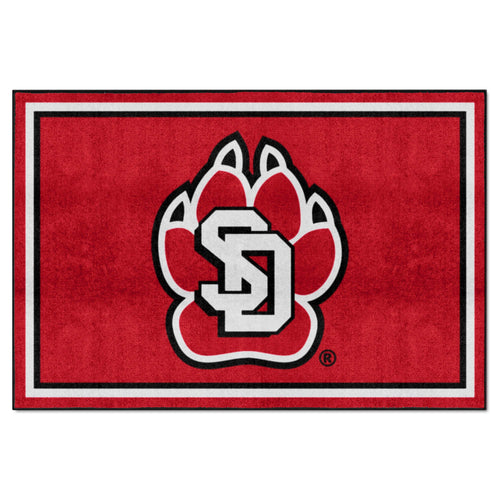 Fanmats - University of South Dakota 5x8 Rug 59.5''x88''