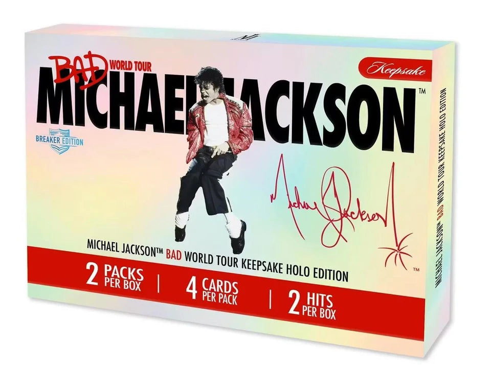 2026 Michael Jackson Bad World Tour Keepsake HOLO Breakers Edition - SUPER PRODUCTS INC