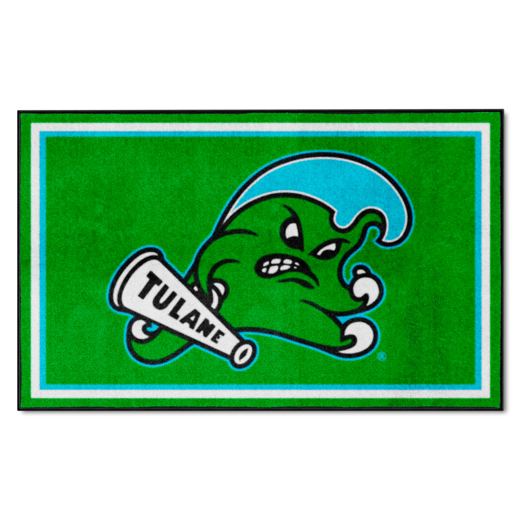 Fanmats - Tulane University 4x6 Rug 44''x71''