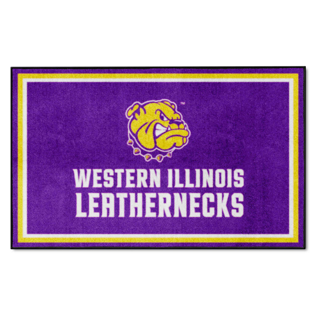 Fanmats - Western Illinois University 4x6 Rug 44''x71''