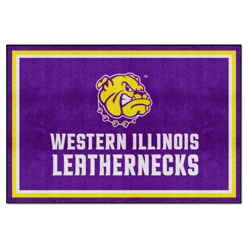 Fanmats - Western Illinois University 5x8 Rug 59.5''x88''