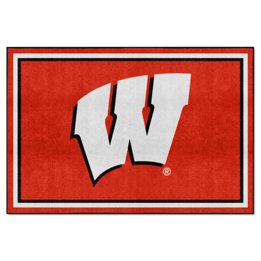 Fanmats - University of Wisconsin 5x8 Rug 59.5''x88''