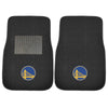 Fanmats - NBA - Golden State Warriors 2-pc Embroidered Car Mat Set 17''x25.5''