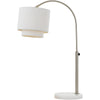 Arched Table Lamp w/ Fabric Shade, 20''Wx23''-31''H, 9'' Base, 1-60W Bulb - AF Lighting