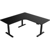 73''x73''x31'' L Shape Sit/Stand Electric Desk - Hanover