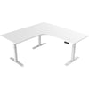 73''x73''x31'' L Shape Sit/Stand Electric Desk - Hanover