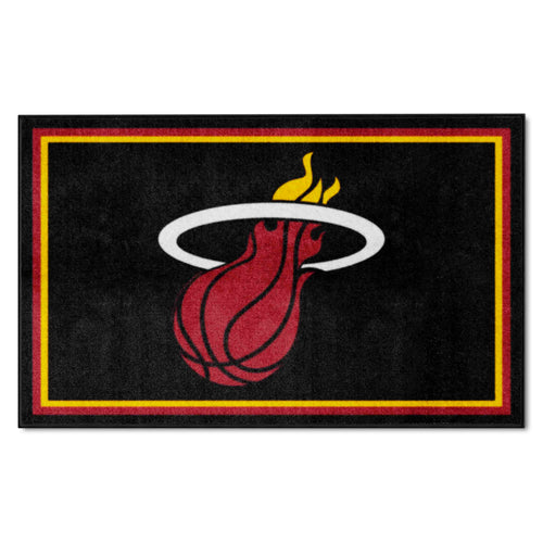 Fanmats - NBA - Miami Heat 4x6 Rug 44''x71''