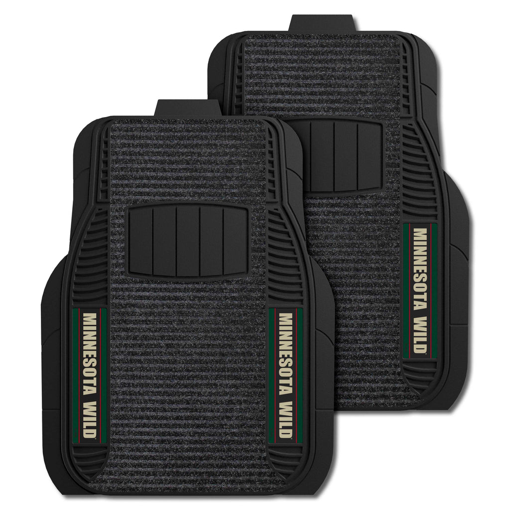 Fanmats - NHL - Minnesota Wild 2-pc Deluxe Car Mat Set 21''x27''