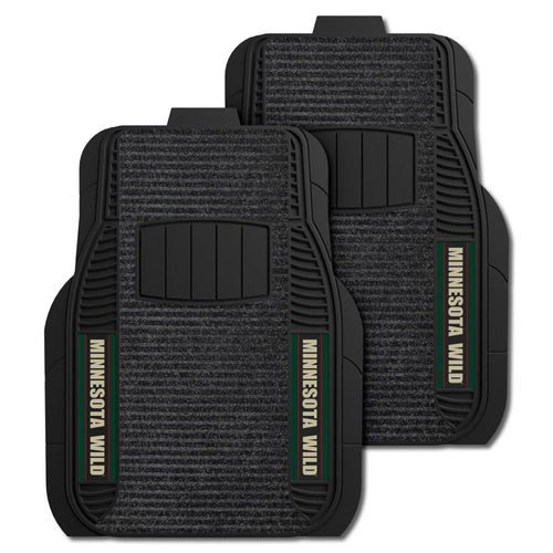 Fanmats - NHL - Minnesota Wild 2-pc Deluxe Car Mat Set 21''x27''