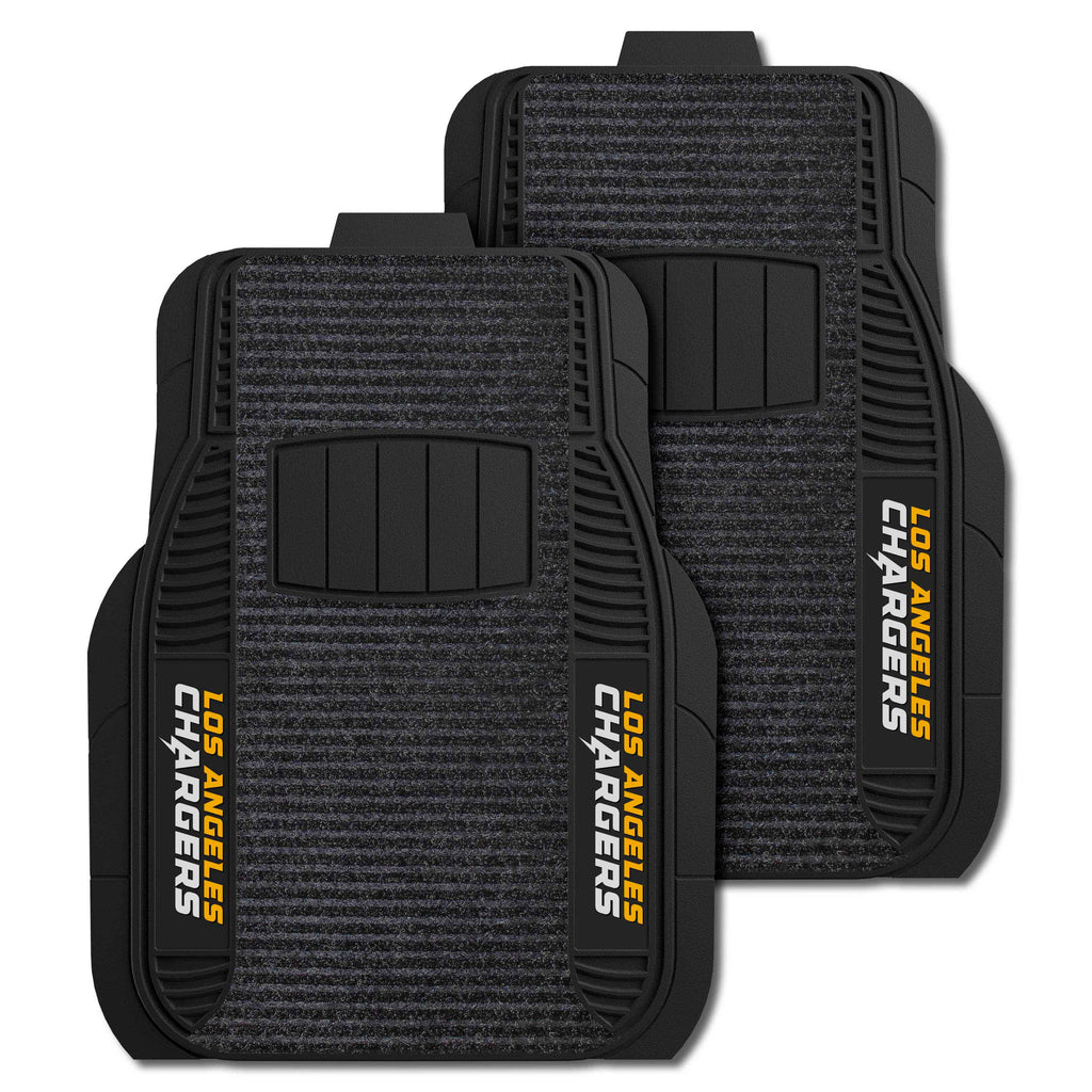 Fanmats - NFL - Los Angeles Chargers 2-pc Deluxe Car Mat Set 21''x27''