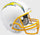 Los Angeles Chargers Helmet Riddell Replica Full Size VSR4 Style 2019 - Riddell