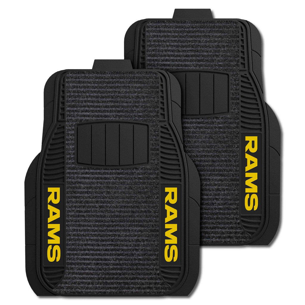 Fanmats - NFL - Los Angeles Rams 2-pc Deluxe Car Mat Set 21''x27''