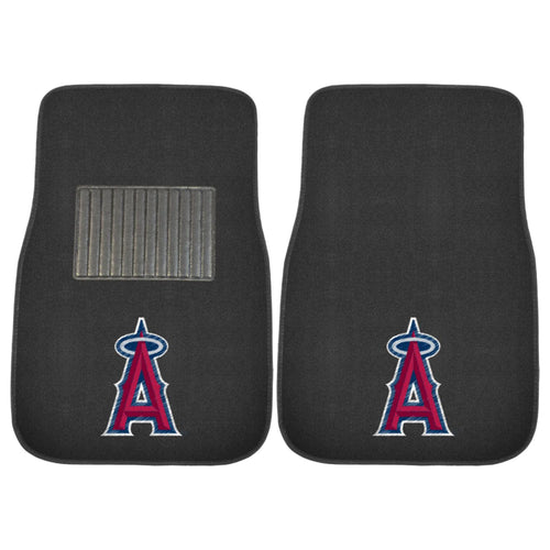 Fanmats - MLB - Los Angeles Angels 2-pc Embroidered Car Mat Set 17''x25.5''