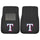 Fanmats - MLB - Texas Rangers 2-pc Embroidered Car Mat Set 17''x25.5''