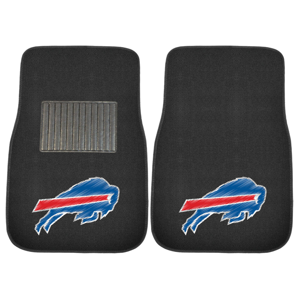 Fanmats - NFL - Buffalo Bills 2-pc Embroidered Car Mat Set 17''x25.5''
