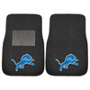 Fanmats - NFL - Detroit Lions 2-pc Embroidered Car Mat Set 17''x25.5''