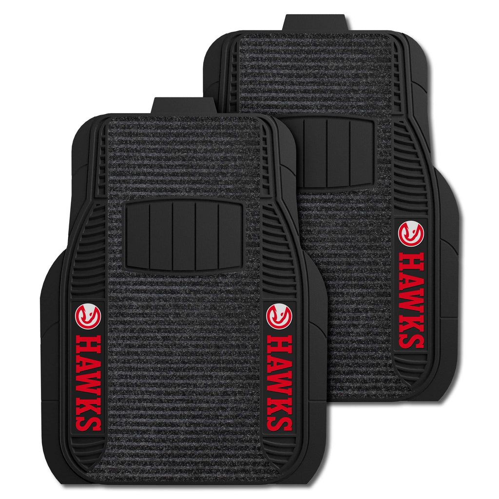 Fanmats - NBA - Atlanta Hawks 2-pc Deluxe Car Mat Set 21''x27''