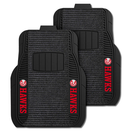 Fanmats - NBA - Atlanta Hawks 2-pc Deluxe Car Mat Set 21''x27''