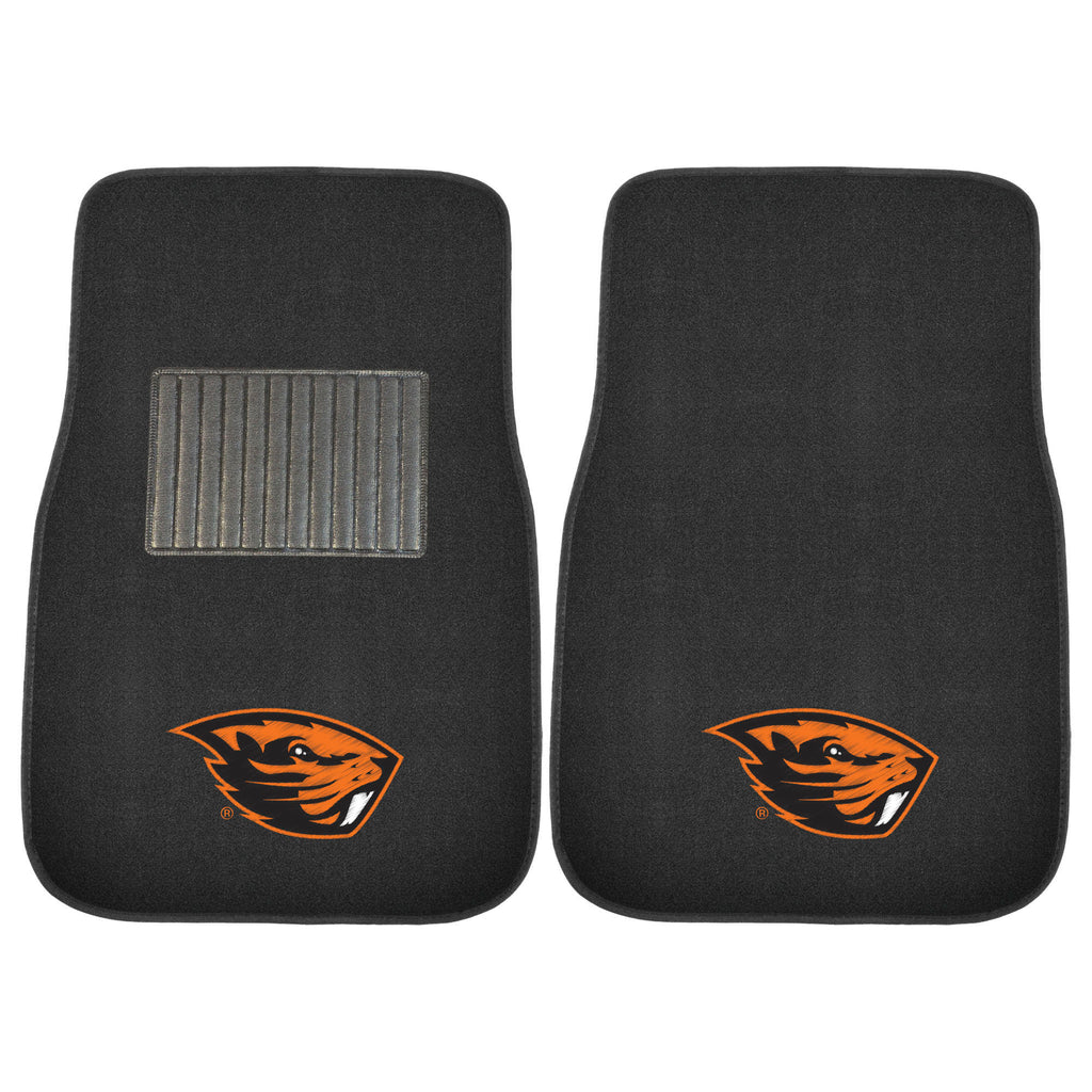 Fanmats - Oregon State University 2-pc Embroidered Car Mat Set 17''x25.5''