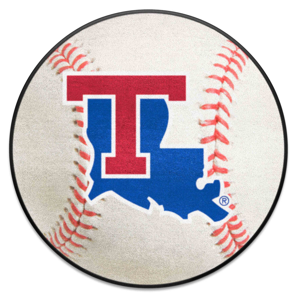 Fanmats - Louisiana Tech University Baseball Mat 27'' diameter