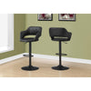 Bar Stool, Swivel, Bar Height, Adjustable, Black - Monarch