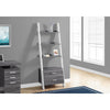 Bookshelf, Bookcase, Etagere, Ladder, 4 Tier, 69H, Office, Bedroom - Monarch
