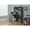 Computer Desk, Home Office, Bookcase, Corner, Storage Shelves, Left - Monarch