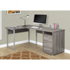 Computer Desk, Home Office, Corner, Left, Right Set-up, Storage Drawers, 80L - Glenwillow Home