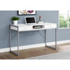 Computer Desk, Home Office, Laptop, Storage Drawers, 48L, Work, White Laminate - Monarch