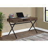 Computer Desk, Home Office, Laptop, Storage Drawers, 48L, Work, Brown Laminate - Monarch