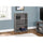 =''Bookshelf, Bookcase, 4 Tier, 36''''H, Office, Bedroom, Grey Laminate, Transitio - Monarch