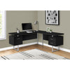 Computer Desk, Home Office, Corner, Left, Right Set-up, Storage Drawers, 70L - Monarch