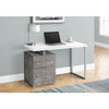 Computer Desk, Home Office, Laptop, Left, Right Set-up, Storage Drawers, 48L - Monarch