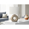 24''H, Table Lamp, Brown Ceramic, Ivory / Cream Shade, Contemporary, Modern - Monarch